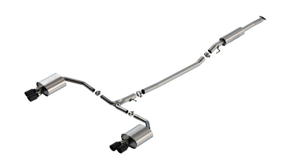 Borla S-Type Cat-Back Exhaust for 21-23 Kia K5 GT 2.5L - Black Chrome