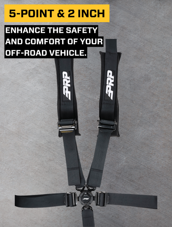 PRP 5.2 Harness(Cam-Lock, SFI Rated) - Black