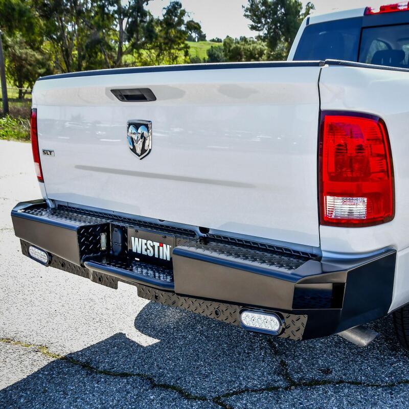 Westin 09-18 Ram 1500 HDX Bandit Rear Bumper - Black