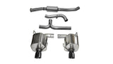 Corsa 08-10 Subaru Impreza WRX Sedan 2.5L Turbo Manual 3in Sport Cat-Back Exhaust w/4in Blac