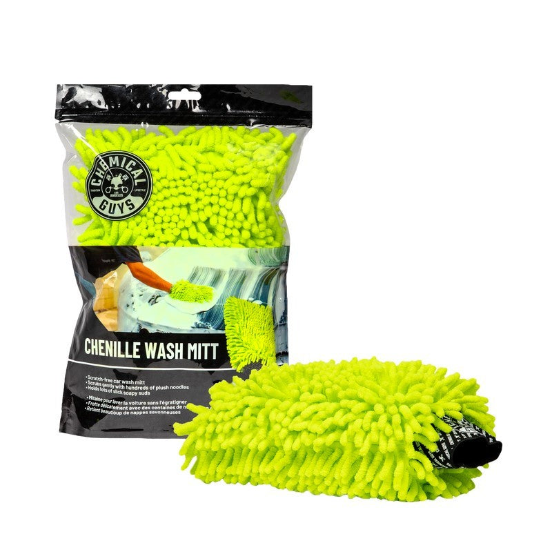 Chemical Guys Chenille Premium Scratch-Free Microfiber Wash Mitt