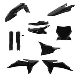 Acerbis 2025 KTM 125-450 SX/ SX-F/XC/XC-F Full Plastic Kit - Black