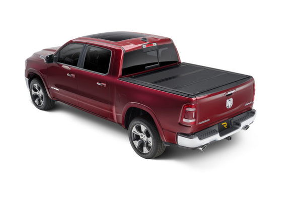 Hard Folding Tonneau Cover for Ram 1500 – Armor Flex 19–25 5ft 7in Matte Black Aluminum (No RamBox, No Multifunction Tailgate)