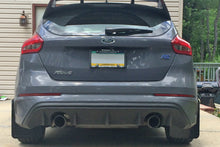 Load image into Gallery viewer, Rally Armor 12-19 Ford Focus ST / 16-19 RS Black UR Mud Flap w/Nitrous Blue Logo