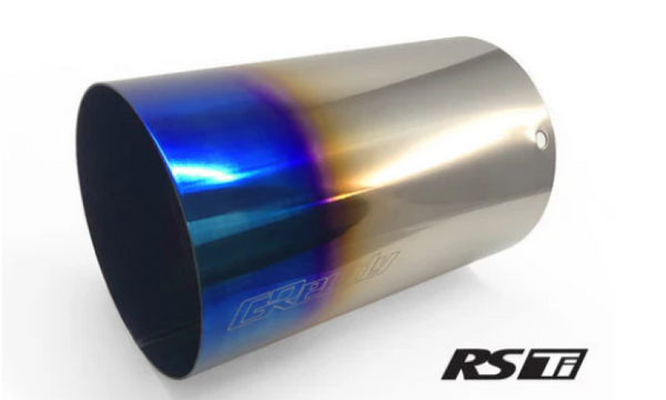 GReddy Burnt Titanium Tip 115mm Diameter 170mm Length (for Revolution RS/RS-TI/RS-Race)