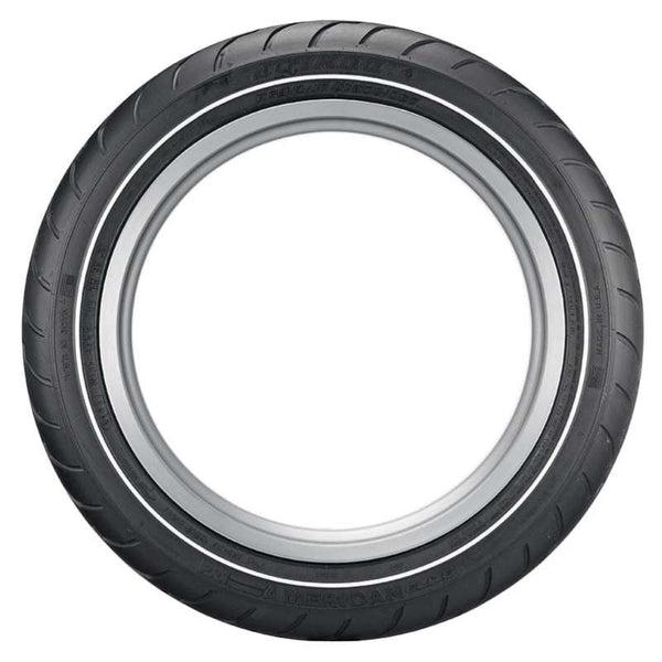Dunlop American Elite Bias Front Tire - 130/80B17 M/C 65H TL Narrow Whitewall