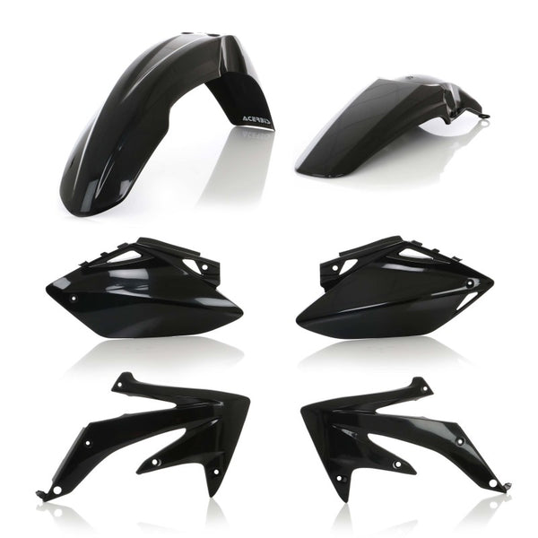 Acerbis Black Plastics Kit for Honda CRF450R (20072008)