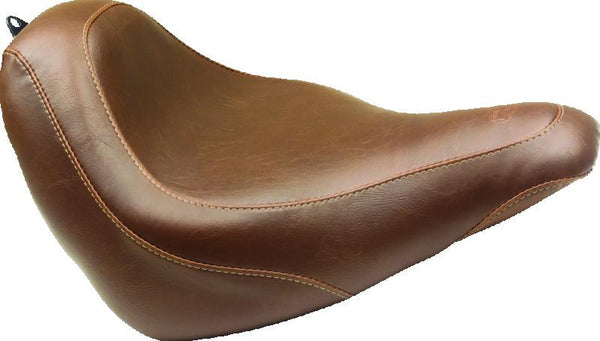 Mustang 18-21 Harley Softail Slim Wide Tripper Solo Seat - Brown