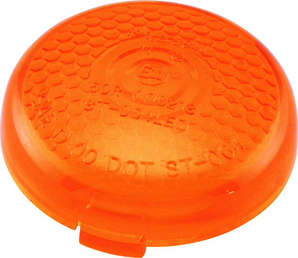 Bikers Choice Amber Honeycomb Replacement Lens for LED Bullet Turn Signal