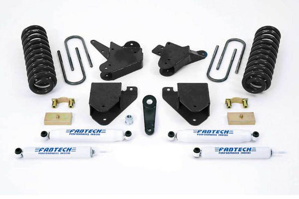 Fabtech 99-00 Ford F250/350 2WD 7.3L Diesel 6-Inch Basic Lift Kit with Performance Shocks