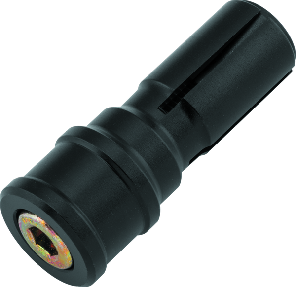 BikeMaster 7/8in Bar End Mirror Adapter - Black