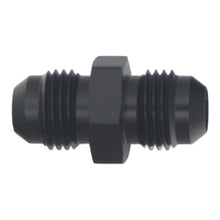 Load image into Gallery viewer, DeatschWerks 6AN Male Flare to 6AN Male Flare Coupler - Anodized Matte Black