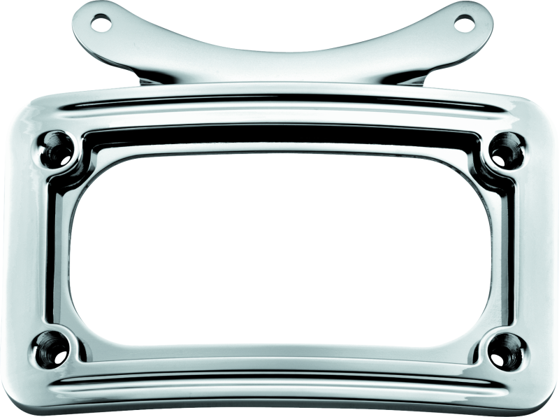 Kuryakyn Curved License Plate Frame Chrome