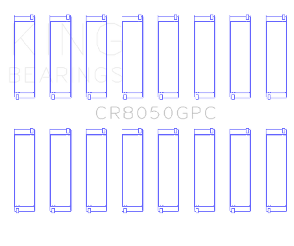 King Engine Bearings BMW S63N/N63/S63/N63N Connecting Rod Bearing Set