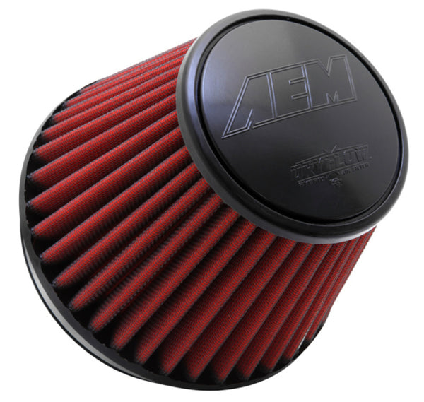 AEM Induction 6in Short Neck Air Filter - 5in Element (Universal Fit)