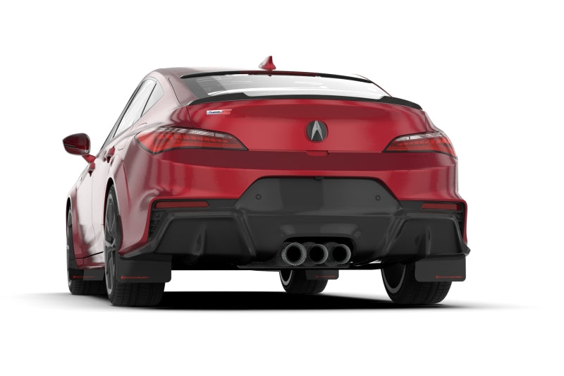 Rally Armor 23-24 Acura Integra A-Spec Black UR Mud Flap W/Red Logo (No Drilling Req.)