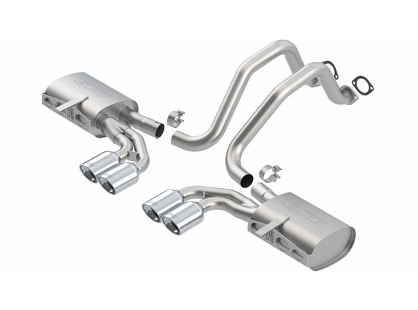 Borla Catback Exhaust System for 1997-2004 Chevrolet Corvette 5.7L V8 - Touring SS