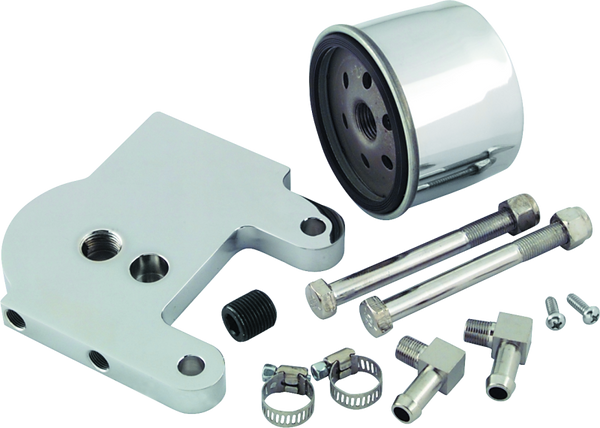 Bikers Choice Oil Filter & Voltage Regulator Mounting Kit - 1976-1999 4-Speed Big Twin & Softail