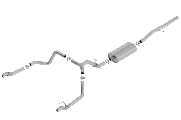 Borla Touring Cat-Back Exhaust System for 2019 Chevy Silverado 1500 5.3L V8
