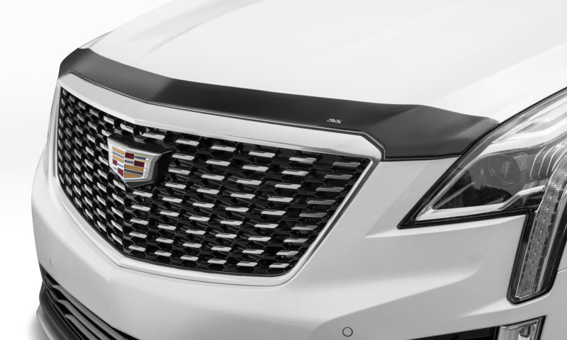 AVS 17-18 Cadillac XT5 Aeroskin Low Profile Acrylic Hood Shield - Smoke