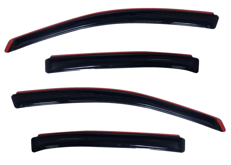 AVS 10-18 Ford Taurus Ventvisor In-Channel Front & Rear Window Deflectors 4pc - Smoke