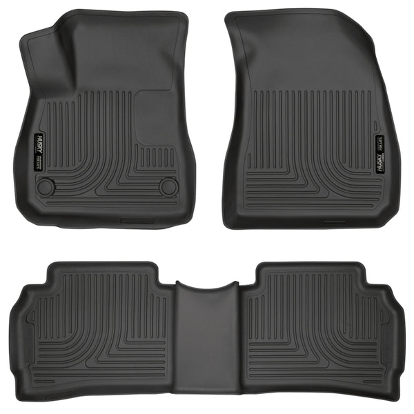 Husky Liners 2016 Chevy Malibu Weatherbeater Black Front & Second Seat Floor Liners