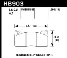 Load image into Gallery viewer, Hawk 15-17 Ford Mustang HPS 5.0 Front Brake Pads