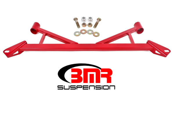 BMR Front 4-Point Subframe Chassis Brace for 2015-2017 S550 Mustang - Red