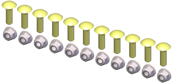 KFI Wear Bar Hardware Kit