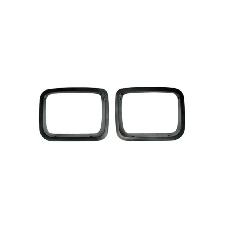 Rugged Ridge Headlight Bezels Black 87-95 Jeep Wrangler YJ