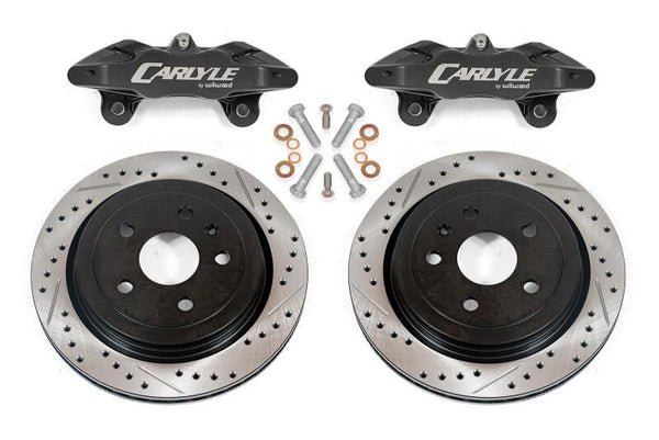 BMR Suspension Brake Kit for 08-09 Pontiac GT - 15in Conversion Drilled & Slotted Rotors - Black