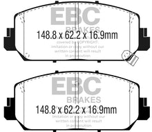 Load image into Gallery viewer, EBC 16+ Acura ILX 2.4 Yellowstuff Front Brake Pads