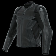 Load image into Gallery viewer, Dainese Racing 4 Leather Jacket Perforated Black/Black/Black Size - 54