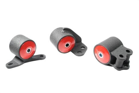 Innovative 06-11 Civic K-Series Black Steel Mounts 85A Bushings (Not K24 Trans)