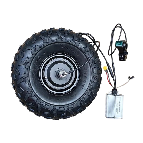 Electric cart hub motor kit with waterproof 14.5 inch wheel