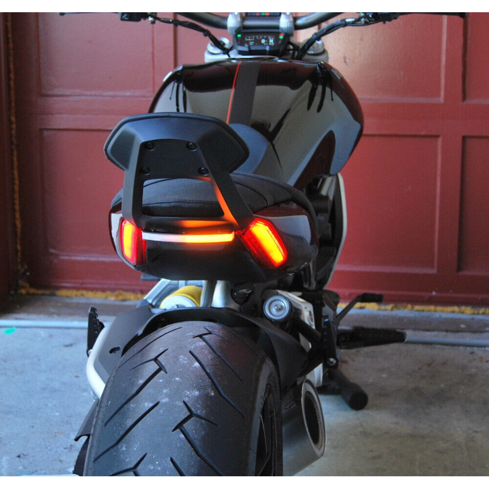 New Rage Cycles 16+ Ducati XDiavel Rear Turn Signals (Backrest) w/L