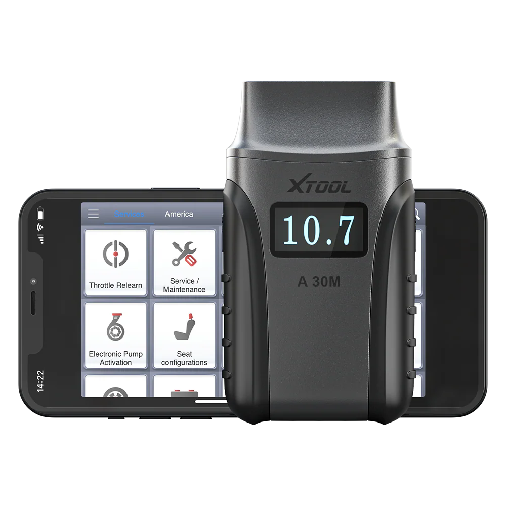 XTOOL A30M OBD2 Scanner Bluetooth Full System Diagnostic Tool with Bi-Directional Control & 26+ Services