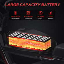 Load image into Gallery viewer, WO18 Electric Bike Dual Motor 2000W 34MPH Speed 48V 25AH Full Suspension 50-60KM