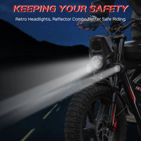 WO18 Electric Bike Dual Motor 2000W 34MPH Speed 48V 25AH Full Suspension 50-60KM