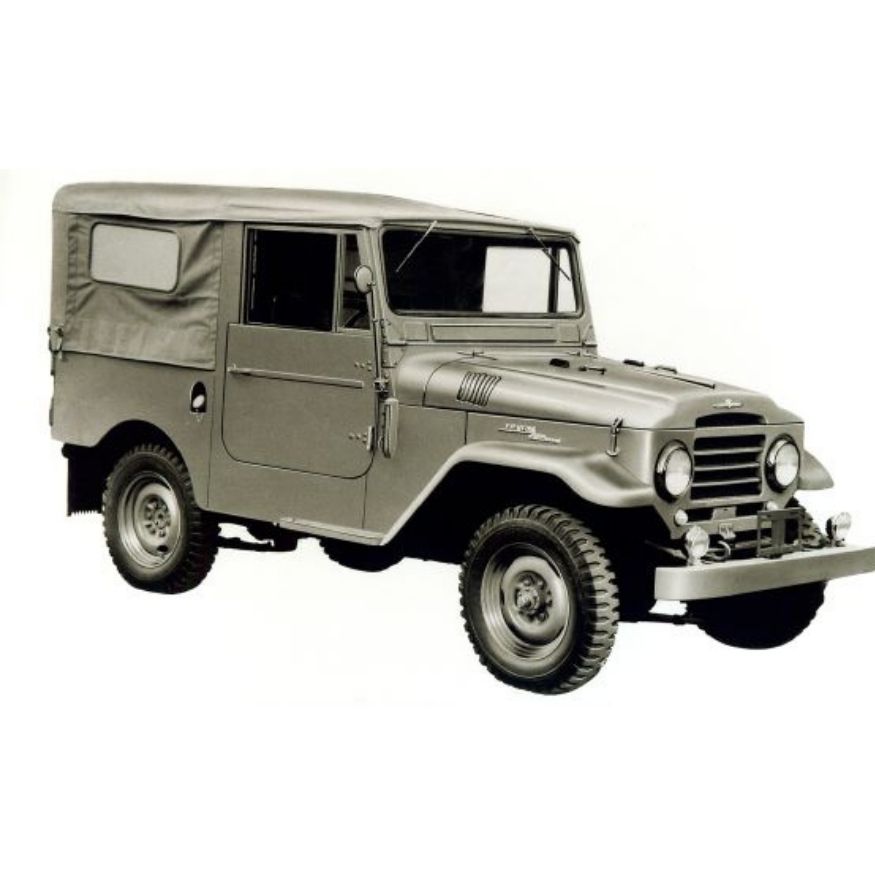 Classic 1951 Toyota Land Cruiser with a rugged design built for off-road durability.